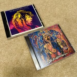 ⭐️ Santana and Robert Plant CD Collection